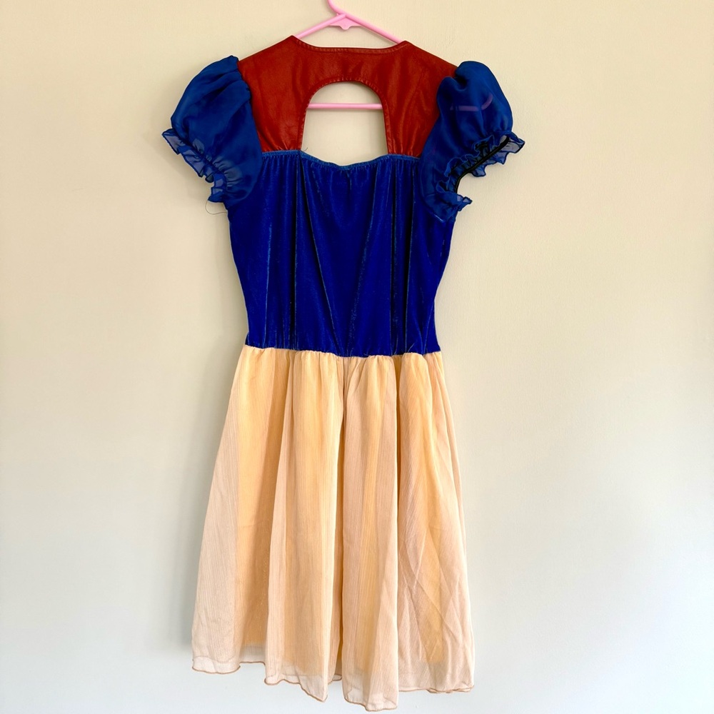 💋Snow White Princess Spirit Halloween Mini Dress Disney Costume - Picture 4 of 7